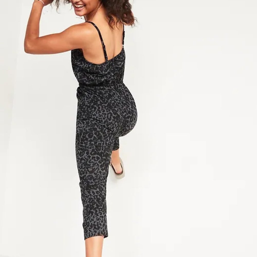 *SOLD* Leopard Jumpsuit - Picture 4 of 4